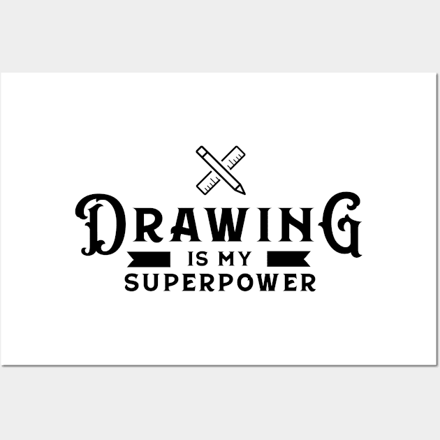 Draw Drawer Artist Drawing Painting Wall Art by dr3shirts